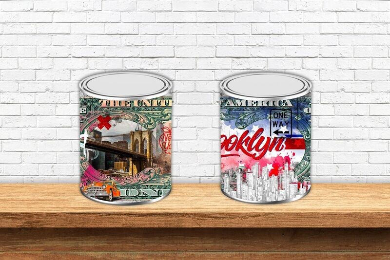 Pot de peinture "Dollar Brooklyn"