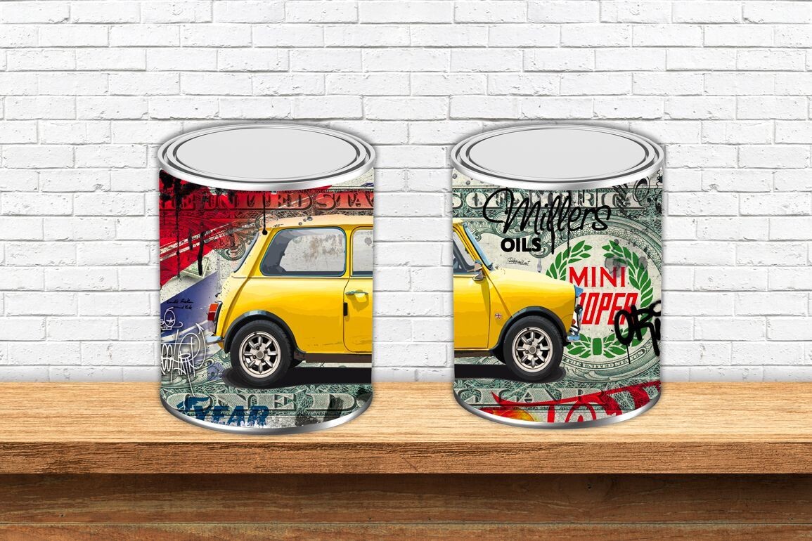 Pot de peinture "Dollar Austin Mini"
