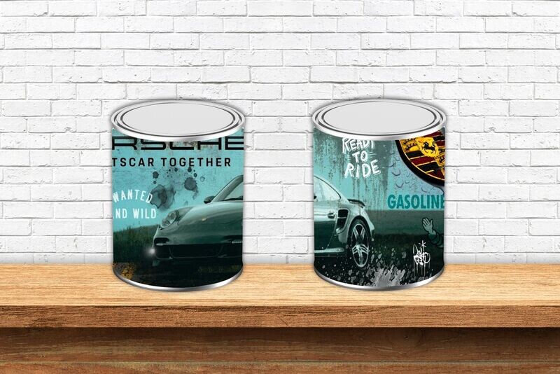 Pot de peinture "Porsche 997 Wanted"