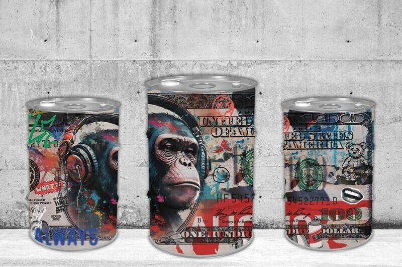 Bidon Grunge Monkey