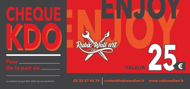 Chèque Cadeau Rubix Wall Art