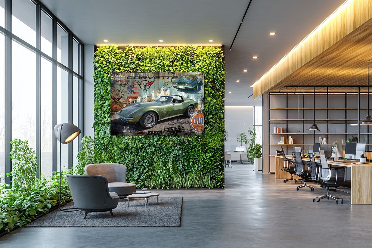 GREEN ART CORVETTE
