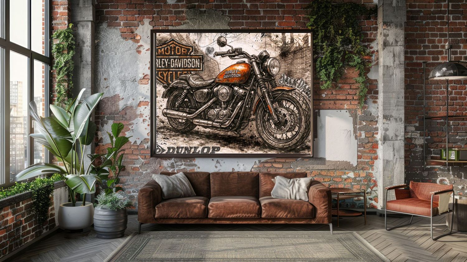 HARLEY JD BIKER