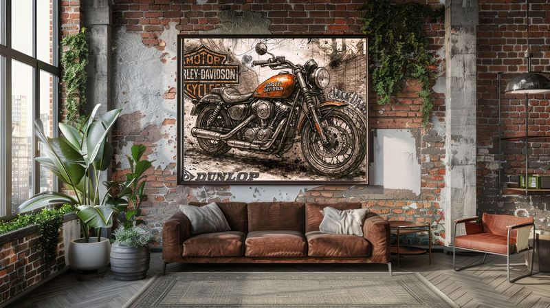 HARLEY JD BIKER