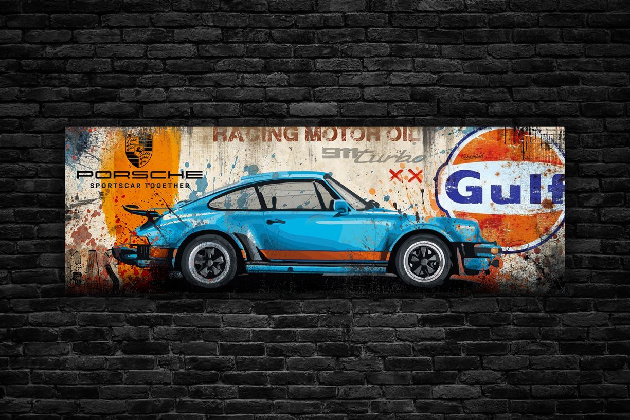 911 GULF MOTOIR OIL