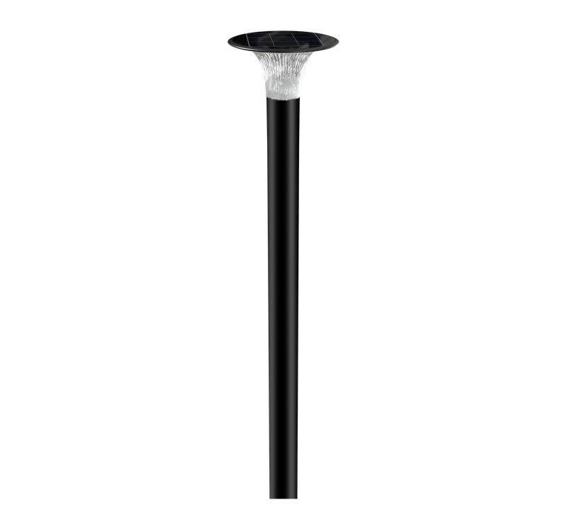 farol solar para poste o pilastras  2,200 lumens