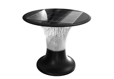 farol solar para poste o pilastras  2,200 lumens