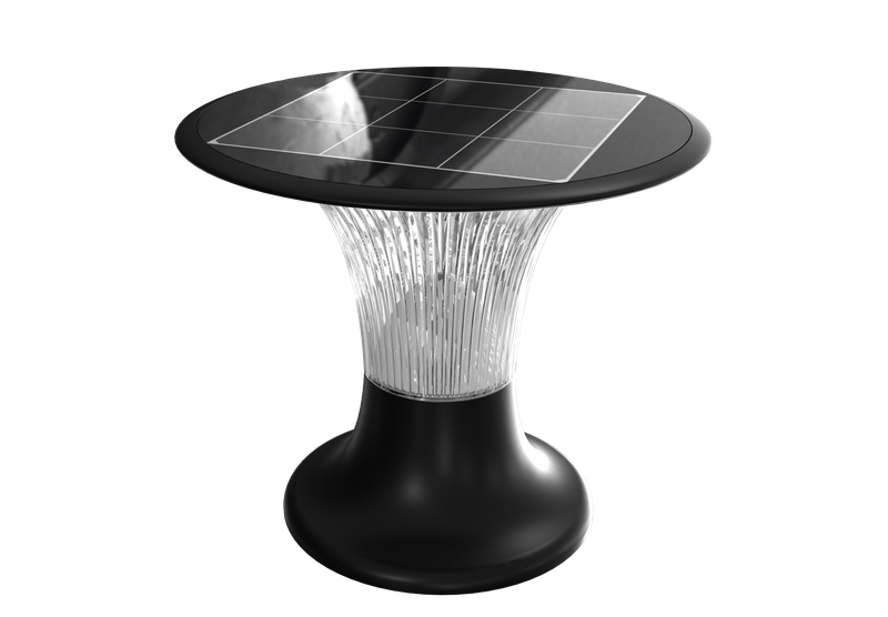 farol solar para poste o pilastras  2,200 lumens /150 W