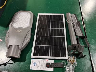 Lampara solar de poste split