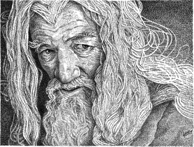 Gandalf The Grey, Ian McKellen - Signed 11