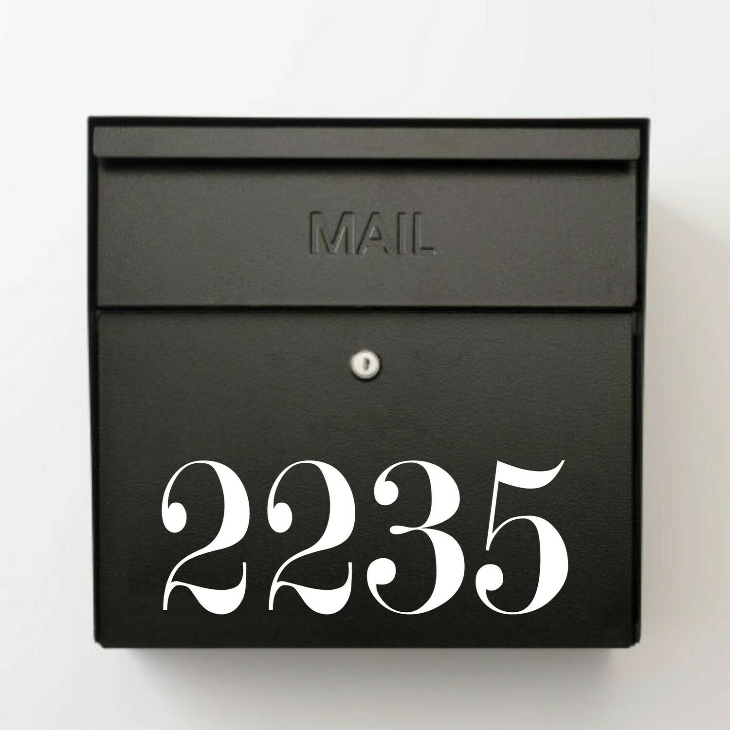 Chic Mailbox Numbers