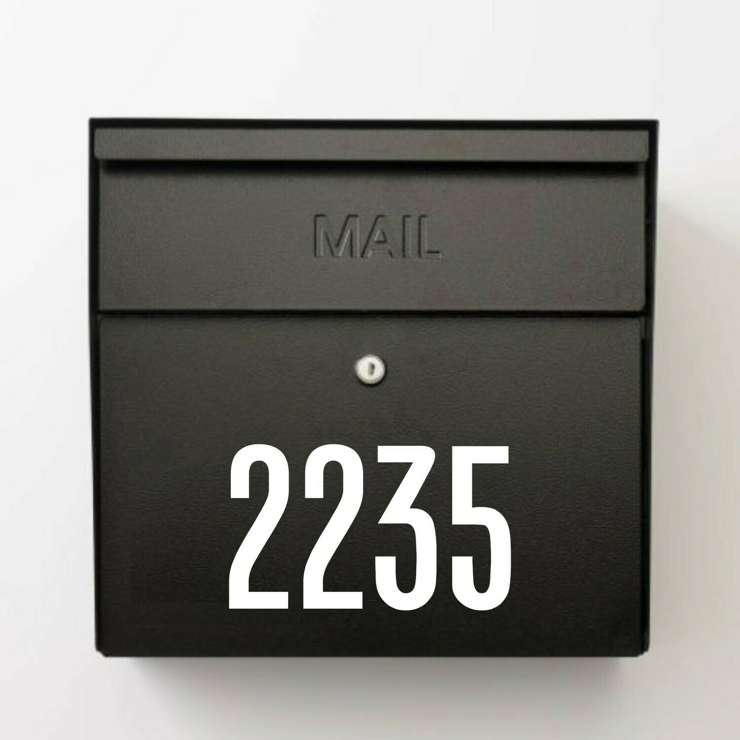 Tall Mailbox Numbers