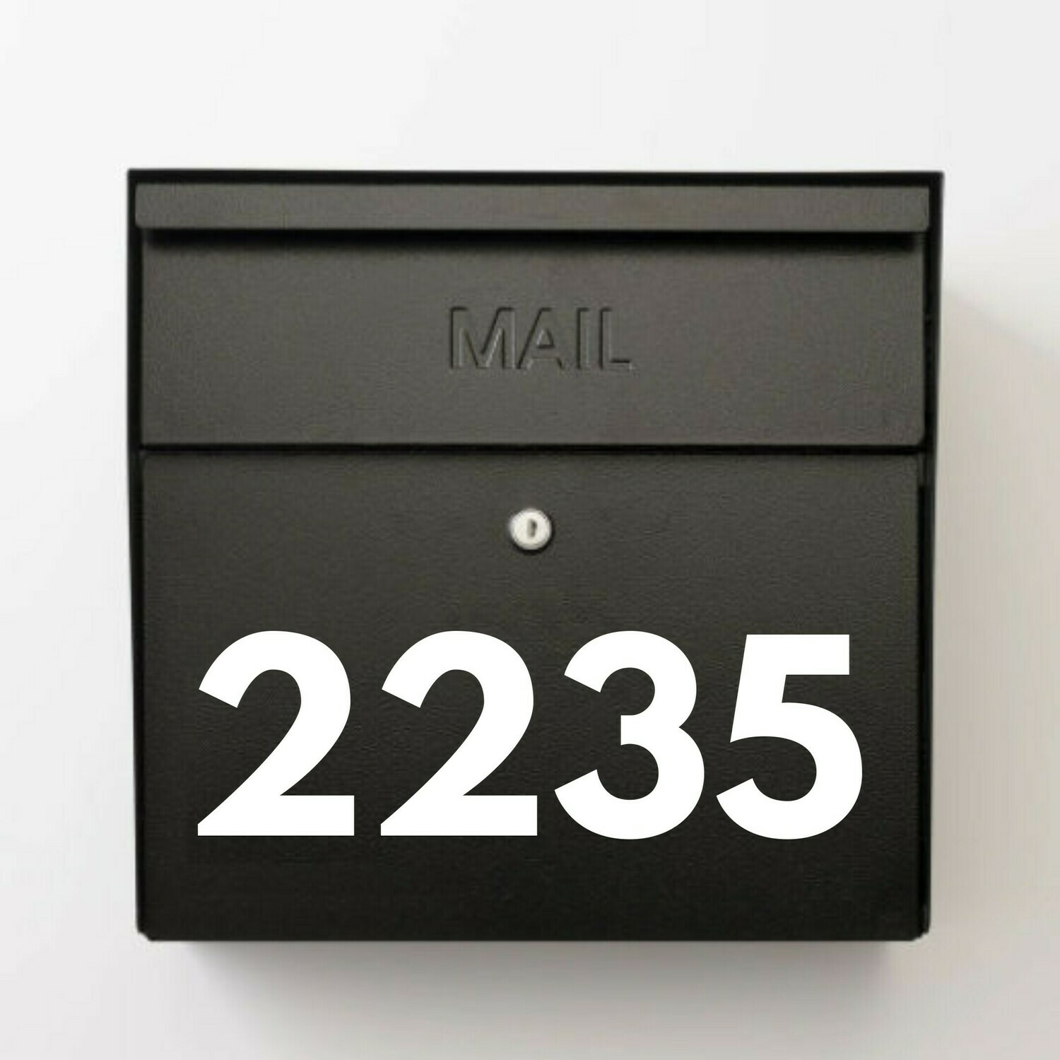 Thick Mailbox Numbers