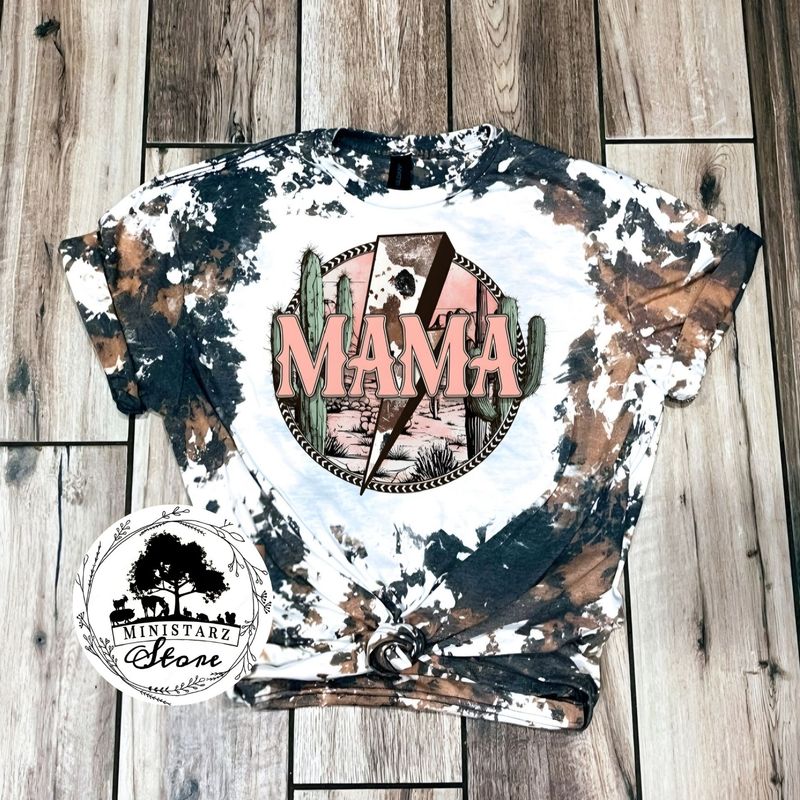 Lightning Mama Bleached Tee