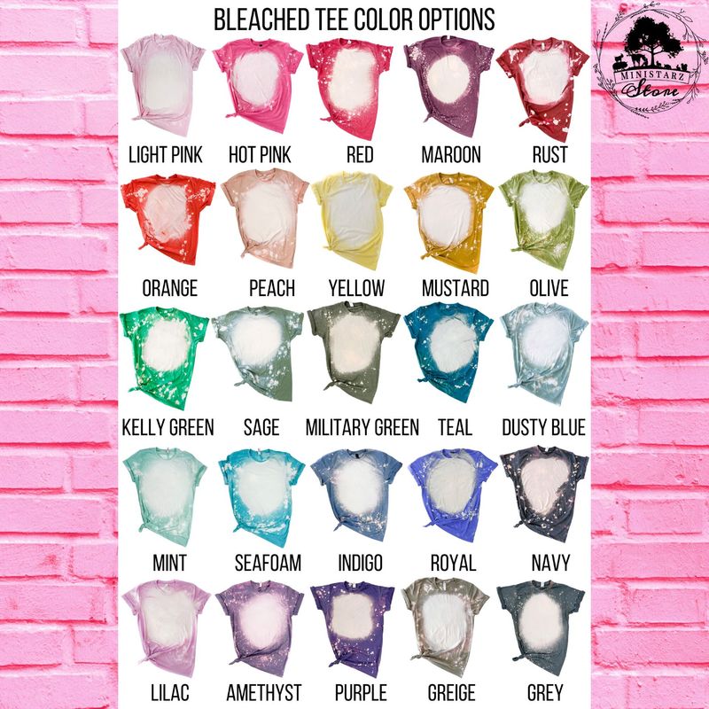 Custom Bleached T-Shirts