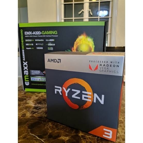 BUNDLE: AMD Ryzen™ 3 3100 + EMAXX EMX-A320-GAMING