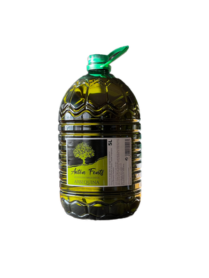 Garrafa de 5 litros de aceite de oliva arbequina virgen extra