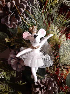 Ceramic Ballerina Mouse Decoration LAST ONE!