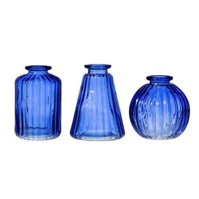 Blue Bud Vase - Two Shapes ONLY NOW!