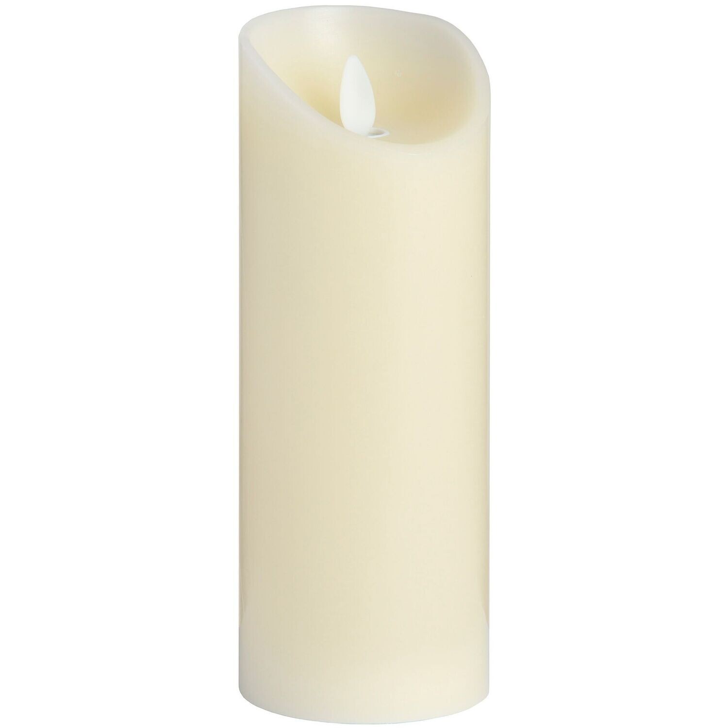 Cream Candle - Battery Operated Luxe Collection - 3x8"