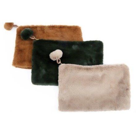 Gorgeously soft faux fur Bag - Two Colours LEFT!