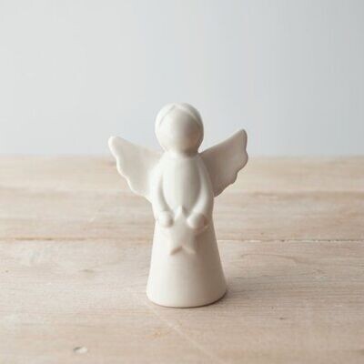 Simple Ceramic Angel Ornament