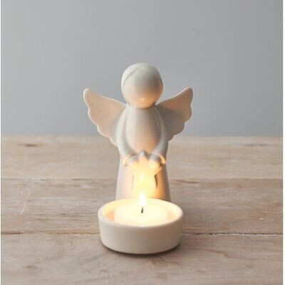 Ceramic Angel T Light Holder