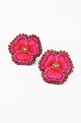 Stud Beaded Earrings - Pansy - 3 colours available