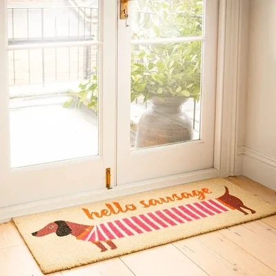 Hello Sausage - Extra Long Door Mat