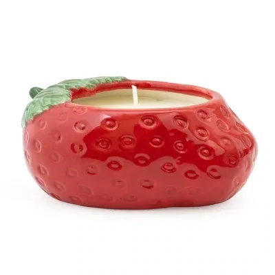 Ceramic Candle - Strawberry