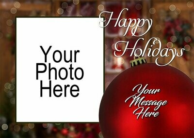 5X7 Photo Christmas Card - Set of 24