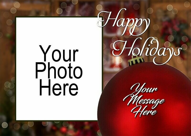5X7 Photo Christmas Card - Set of 24