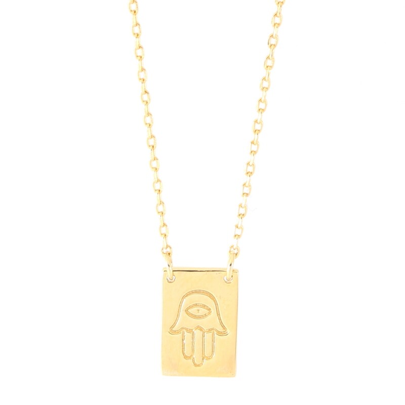 HAMSA TABLET NECKLACE