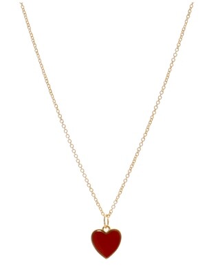 MINI RED HEART NECKLACE
