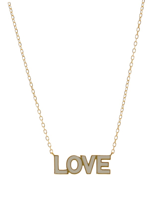 WHITE LOVE NECKLACE