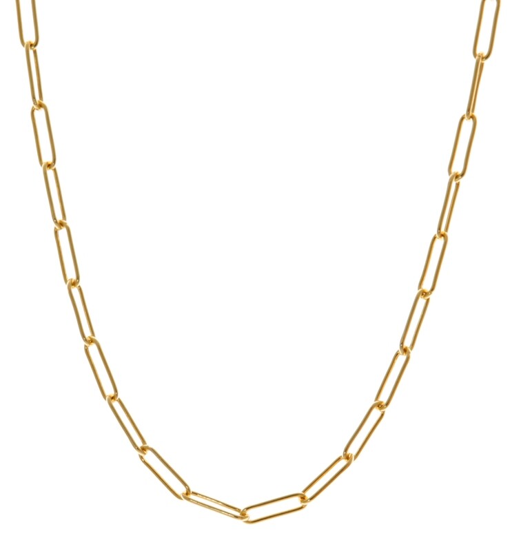LARGE PAPER CLIP CHOKER