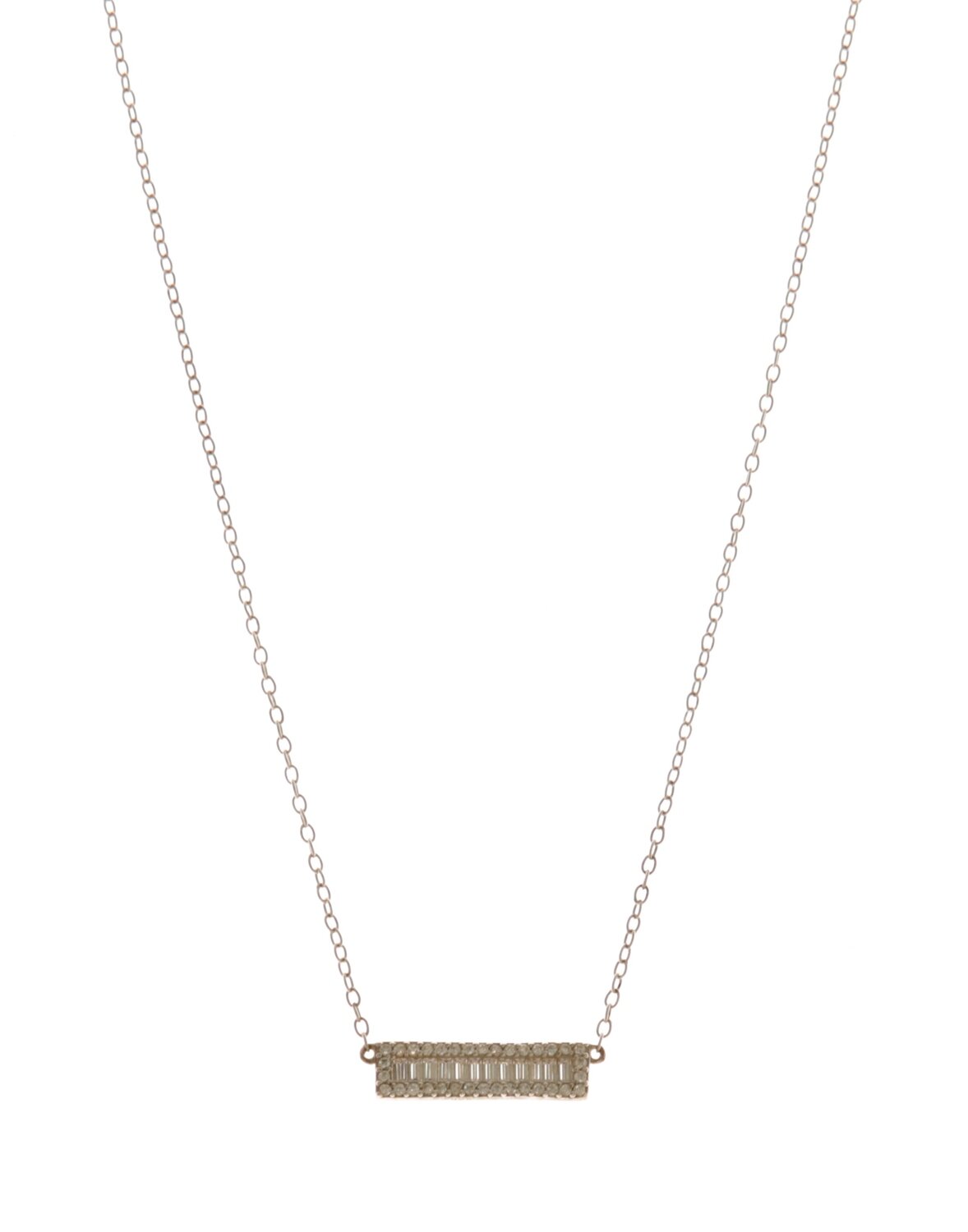 THE PERFECT BAGUETTE BAR NECKLACE