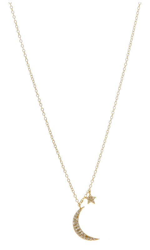 MOON AND STAR NECKLACE