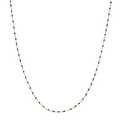 SIMPLE NAVY NECKLACE