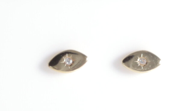 EVIL EYE AND STONE STUDS