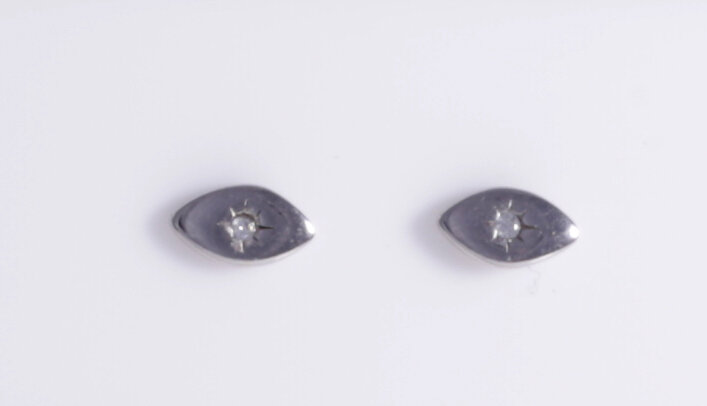 EVIL EYE AND STONE STUDS