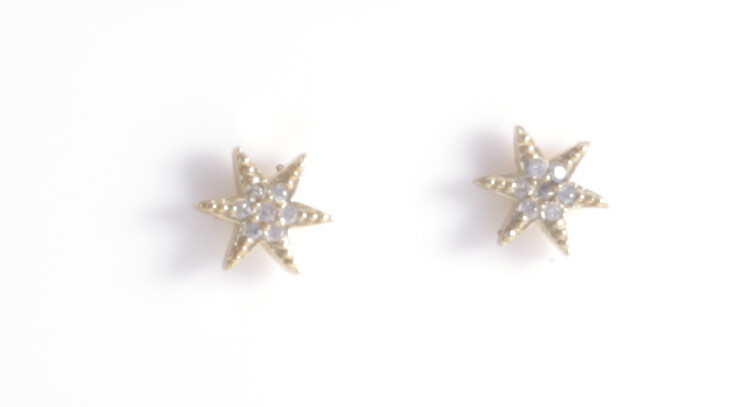 PAVE STARBURST STUDS