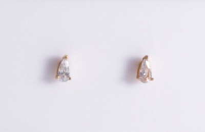 SMALL PEAR SHAPED STUDS