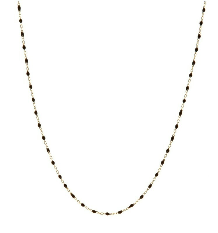 SIMPLE BLACK NECKLACE