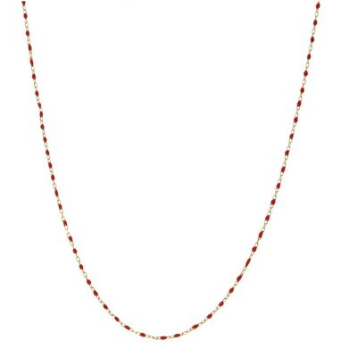 SIMPLE RED NECKLACE