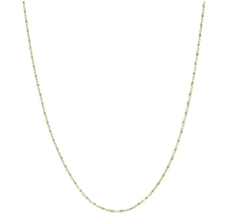 SIMPLE WHITE NECKLACE