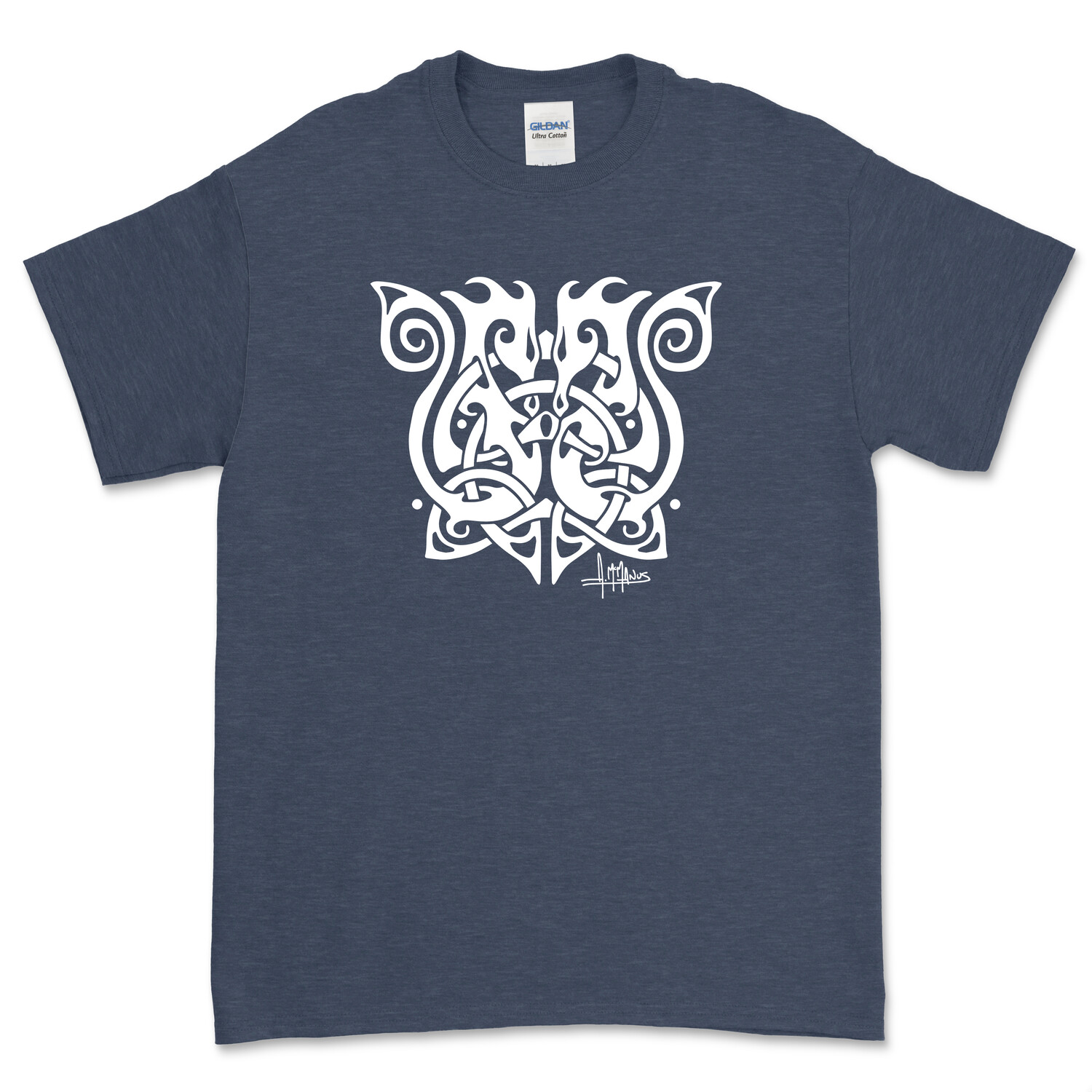 Celtic Seahorses Straight Cut T-Shirt