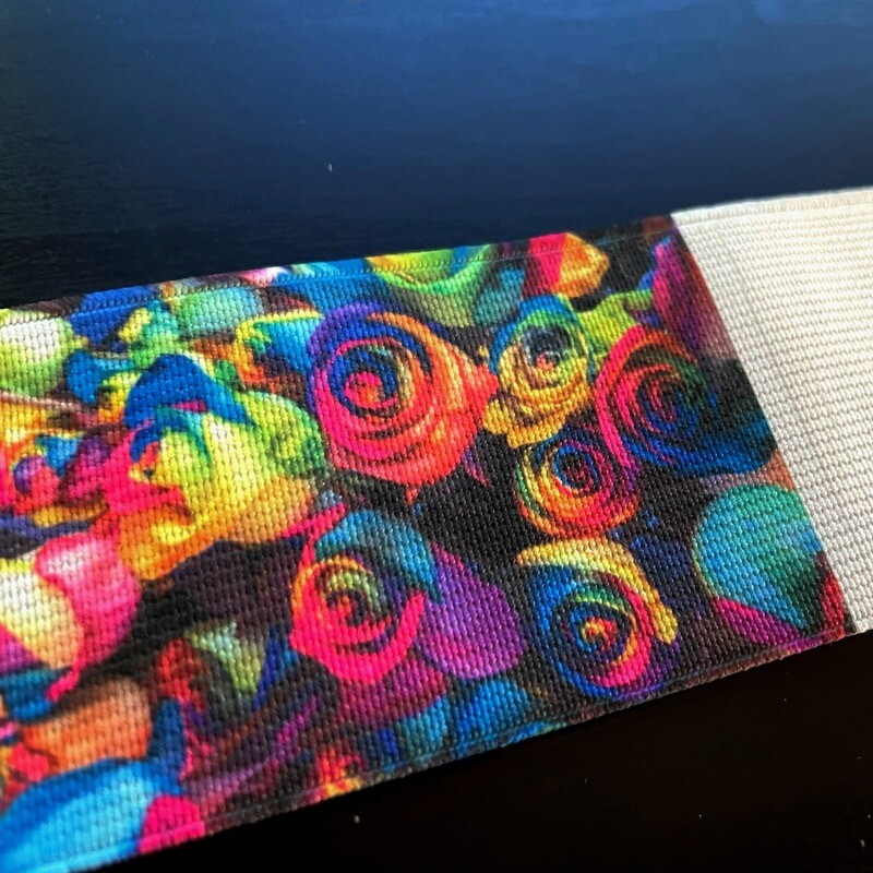 Polyester (76%)  - Braided Elastic - 50mm Width