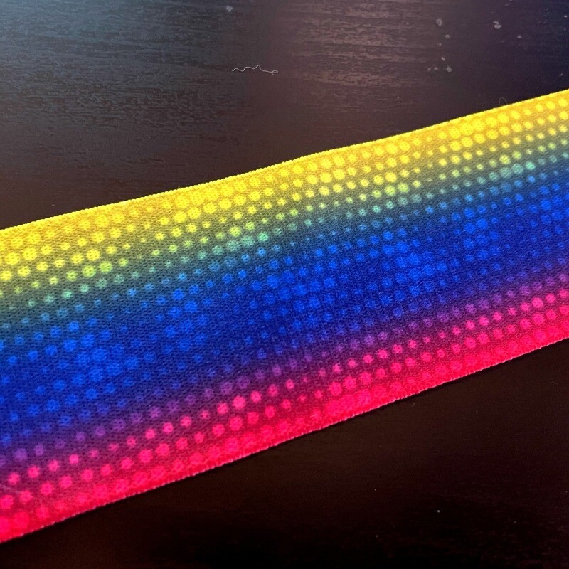 Polyester (86.64 %)  - Knitted Elastic - 50mm Width