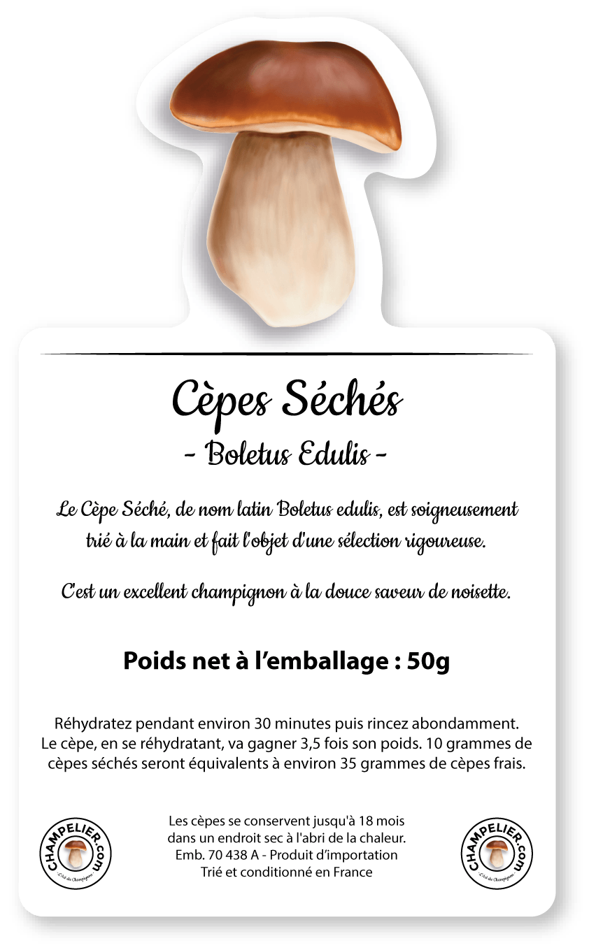 Cèpes Sachet de 50 Gr